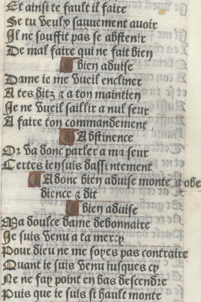 An illustration from Bien, aduise mal, aduise, 1499, leaf 76
