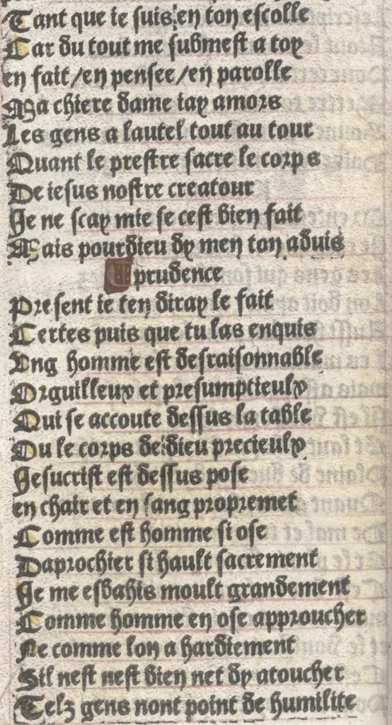 An illustration from Bien, aduise mal, aduise, 1499, leaf 81