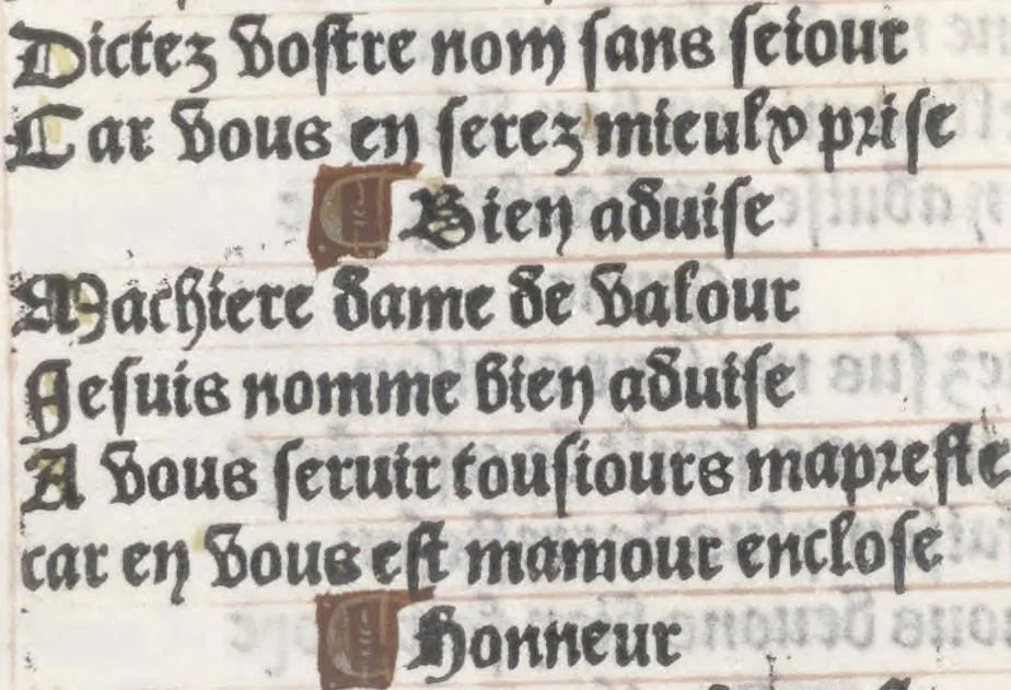 An illustration from Bien, aduise mal, aduise, 1499, leaf 85