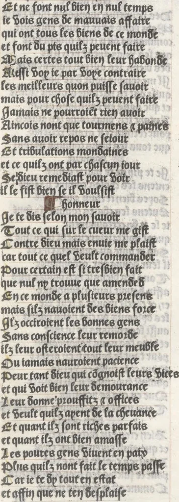 An illustration from Bien, aduise mal, aduise, 1499, leaf 87