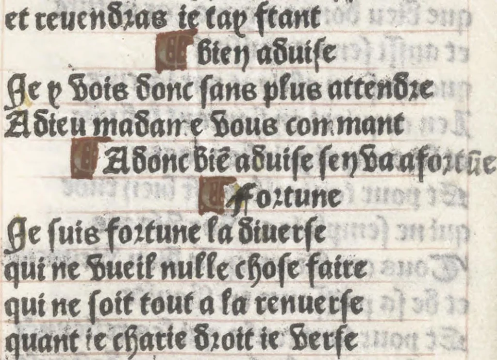 An illustration from Bien, aduise mal, aduise, 1499, leaf 87