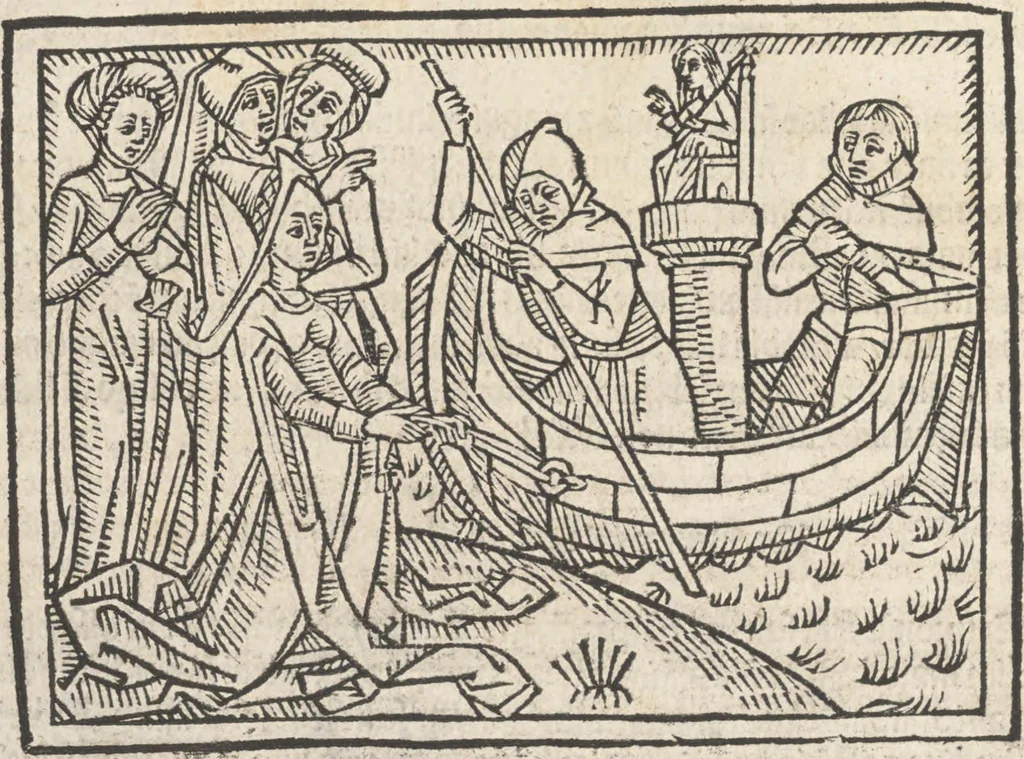 An illustration from De claris mulieribus, 1487, leaf 101