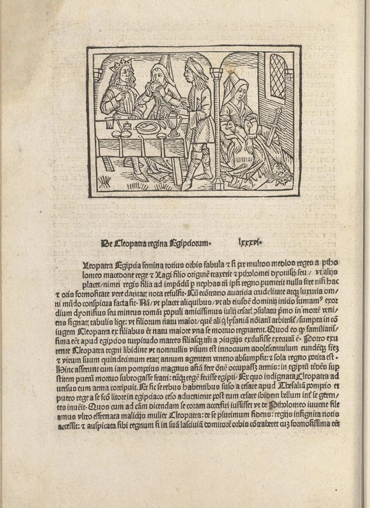 An illustration from De claris mulieribus, 1487, leaf 111