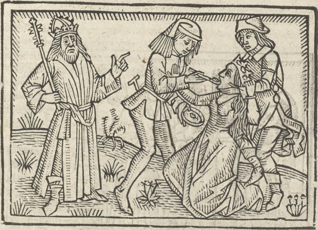 An illustration from De claris mulieribus, 1487, leaf 114
