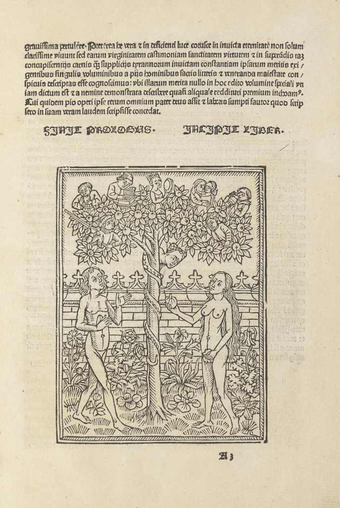 An illustration from De claris mulieribus, 1487, leaf 12