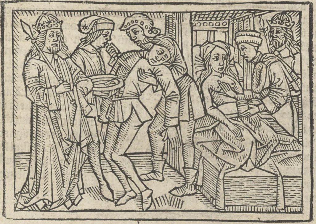 An illustration from De claris mulieribus, 1487, leaf 124