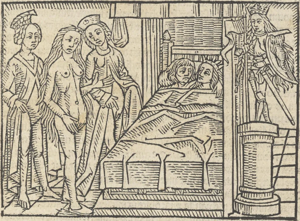 An illustration from De claris mulieribus, 1487, leaf 14