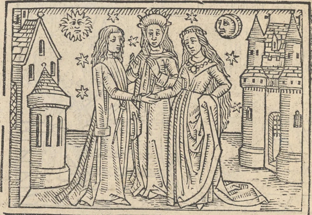 An illustration from De claris mulieribus, 1487, leaf 17