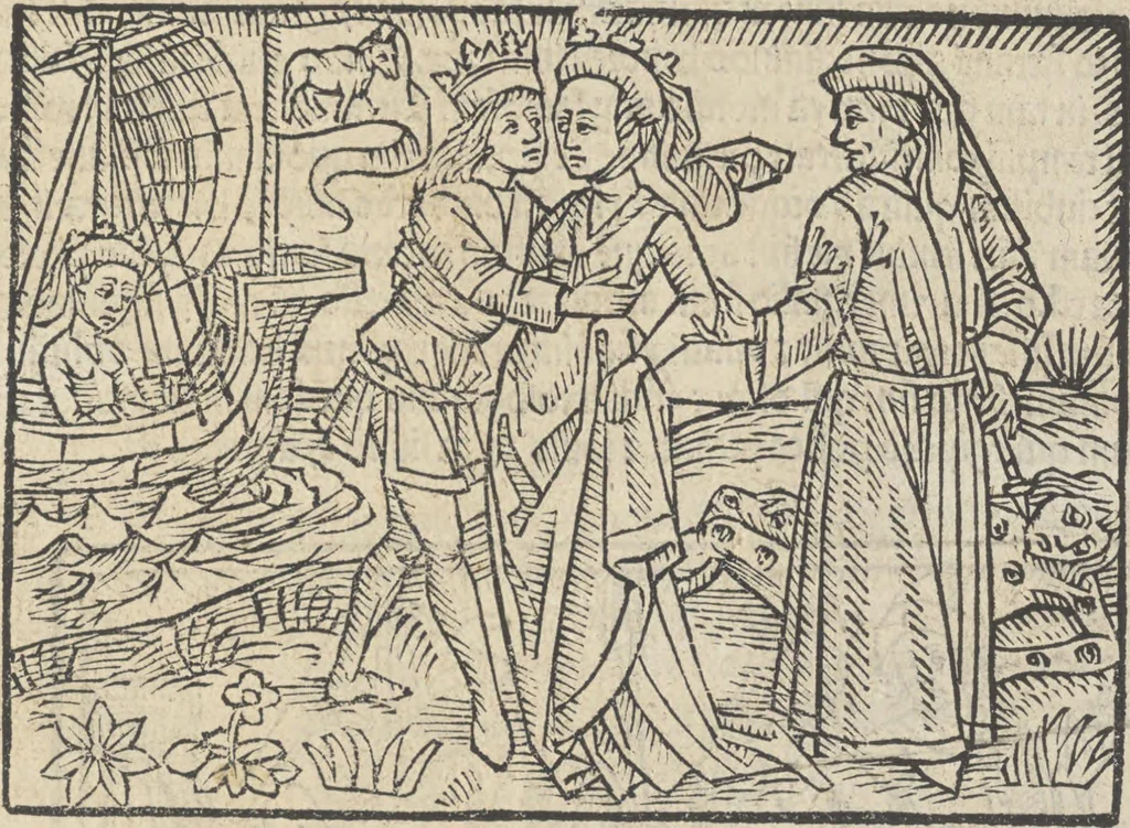 An illustration from De claris mulieribus, 1487, leaf 22