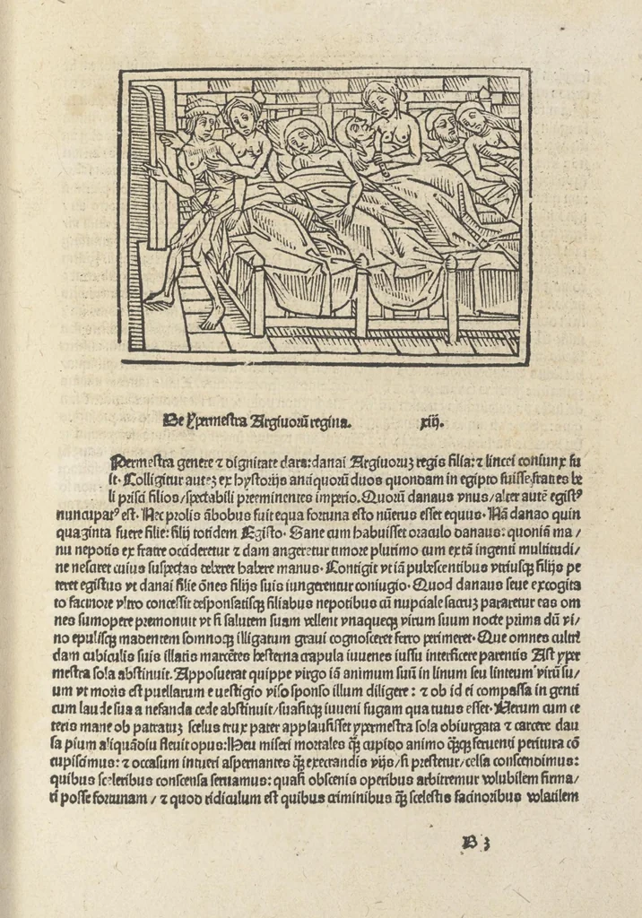 An illustration from De claris mulieribus, 1487, leaf 28