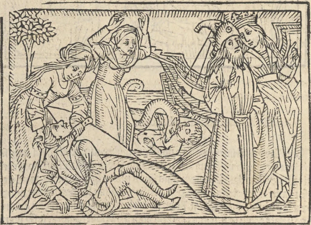An illustration from De claris mulieribus, 1487, leaf 31