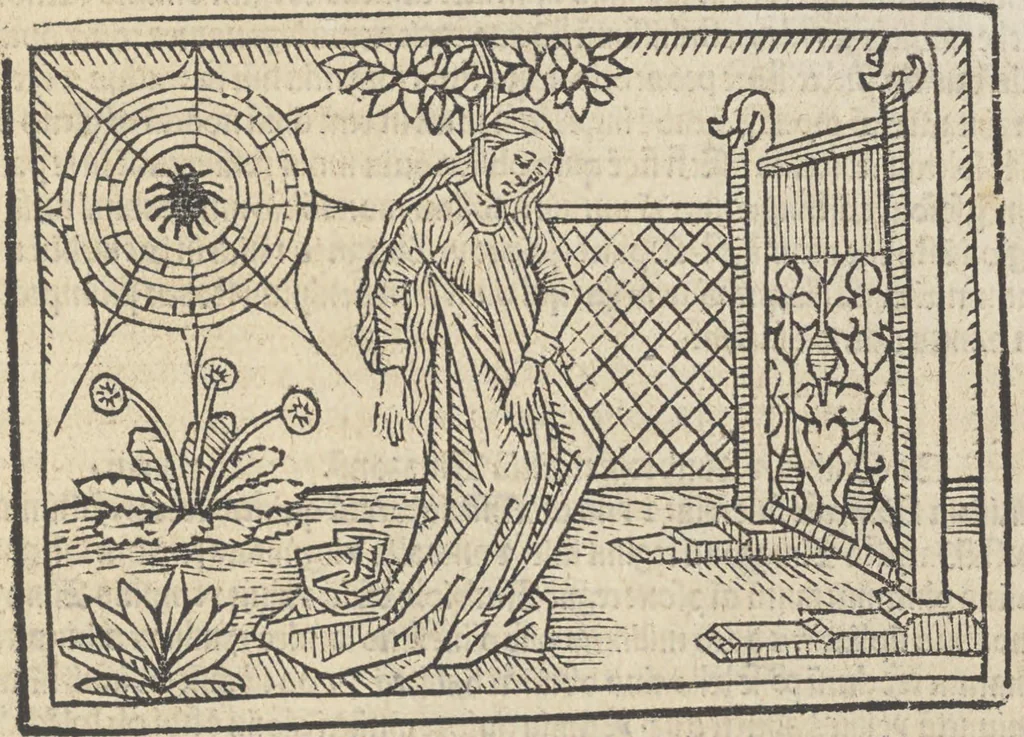 An illustration from De claris mulieribus, 1487, leaf 34