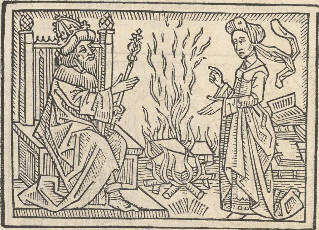 An illustration from De claris mulieribus, 1487, leaf 41