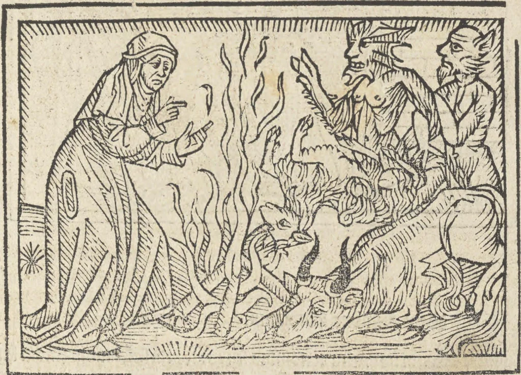 An illustration from De claris mulieribus, 1487, leaf 46