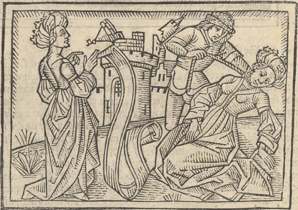 An illustration from De claris mulieribus, 1487, leaf 51