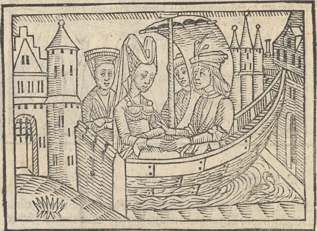An illustration from De claris mulieribus, 1487, leaf 53