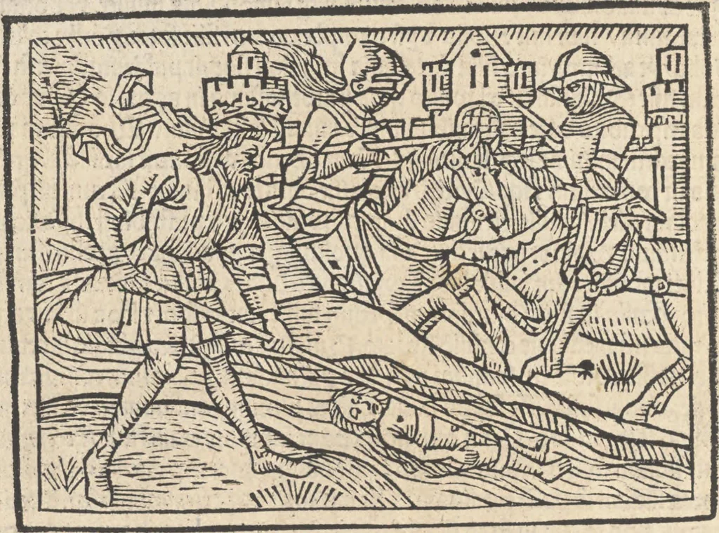 An illustration from De claris mulieribus, 1487, leaf 57