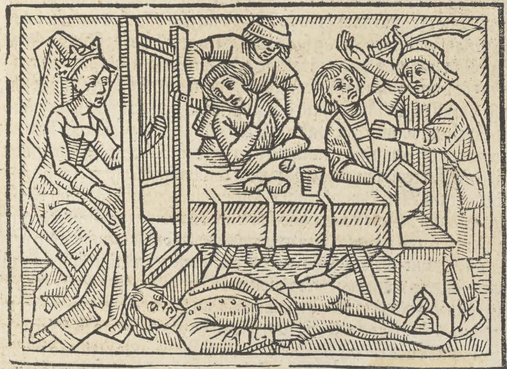 An illustration from De claris mulieribus, 1487, leaf 58