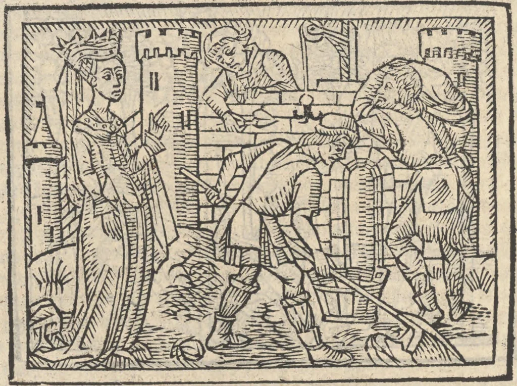 An illustration from De claris mulieribus, 1487, leaf 61