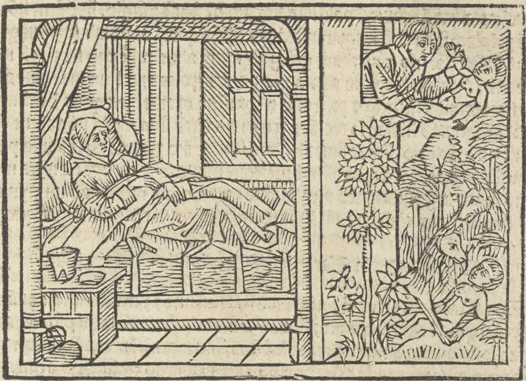 An illustration from De claris mulieribus, 1487, leaf 66