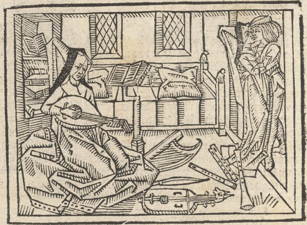 An illustration from De claris mulieribus, 1487, leaf 67