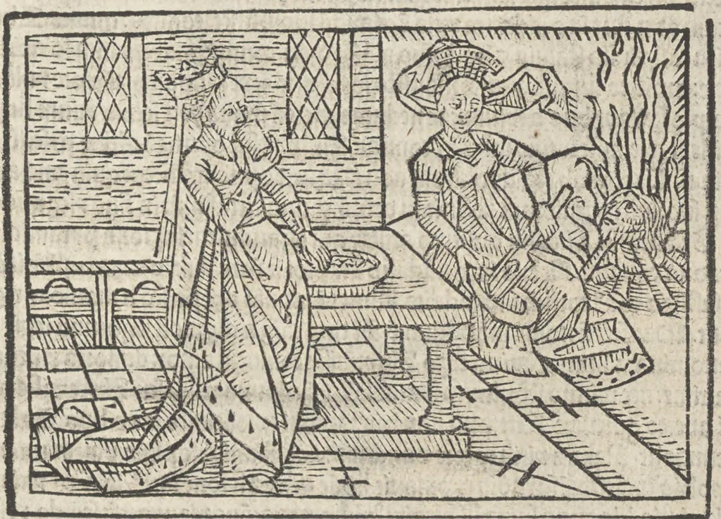 An illustration from De claris mulieribus, 1487, leaf 78