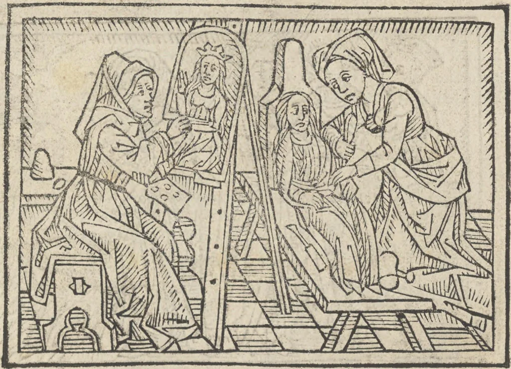 An illustration from De claris mulieribus, 1487, leaf 88