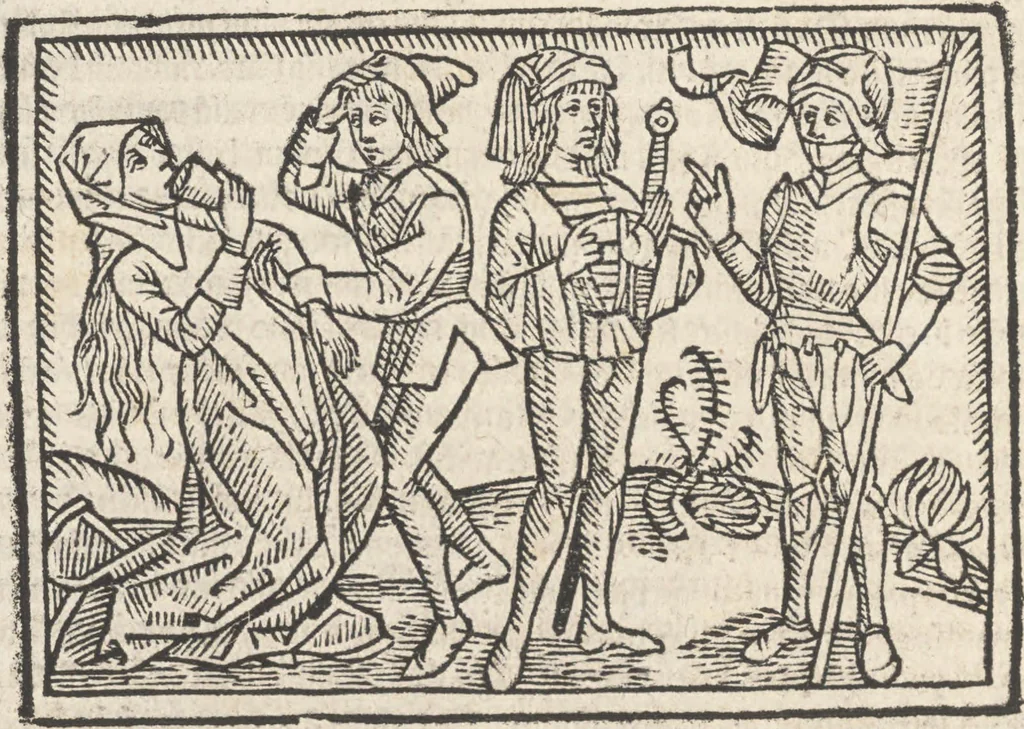 An illustration from De claris mulieribus, 1487, leaf 93