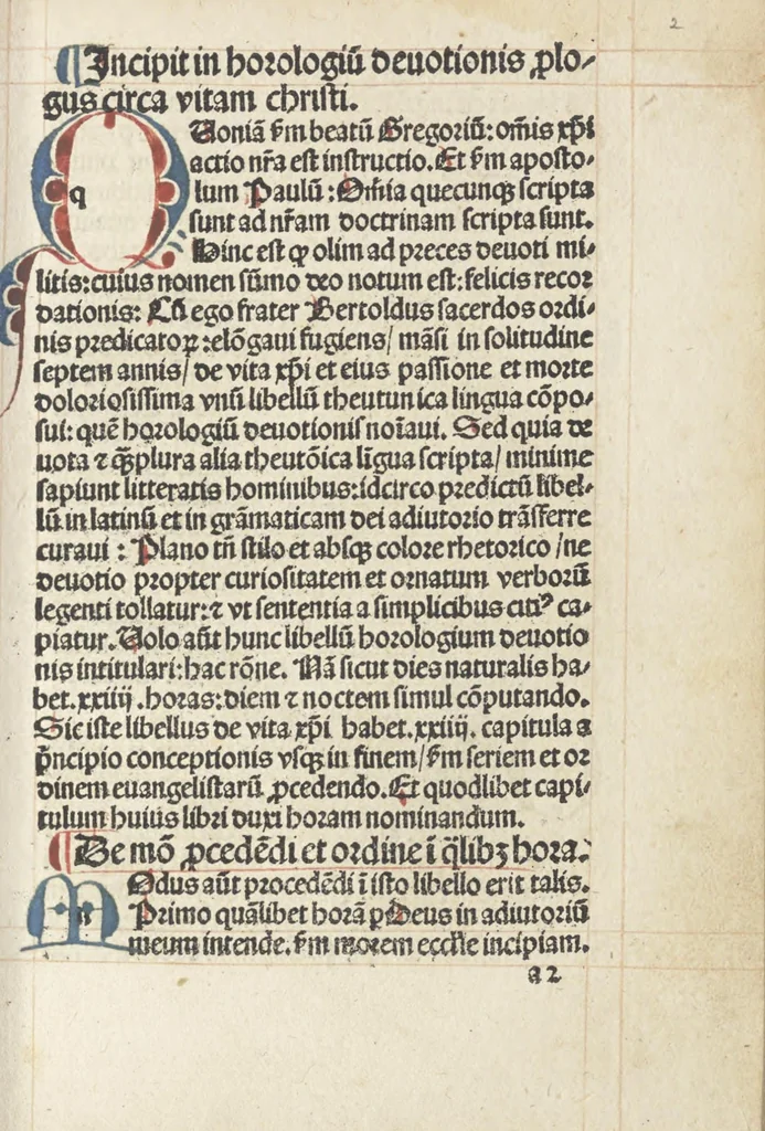 An illustration from Horologium deuotionis circa vitam Christi, 1490, leaf 10