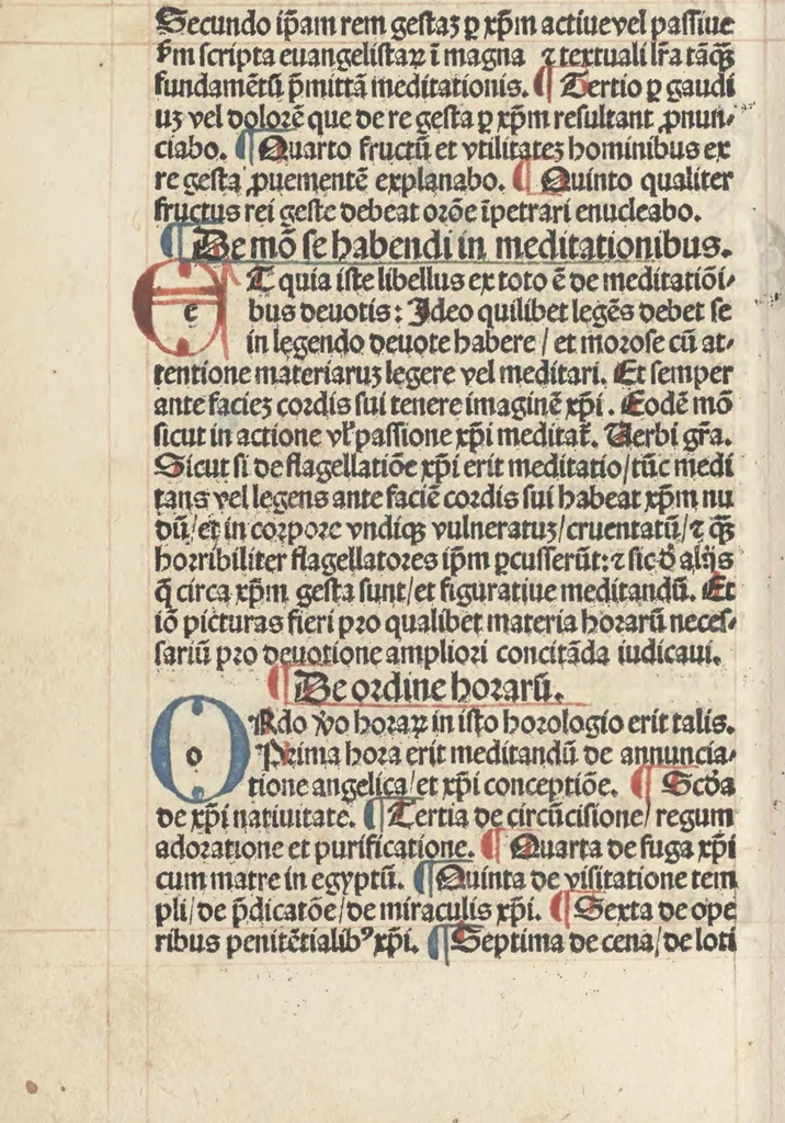 An illustration from Horologium deuotionis circa vitam Christi, 1490, leaf 11