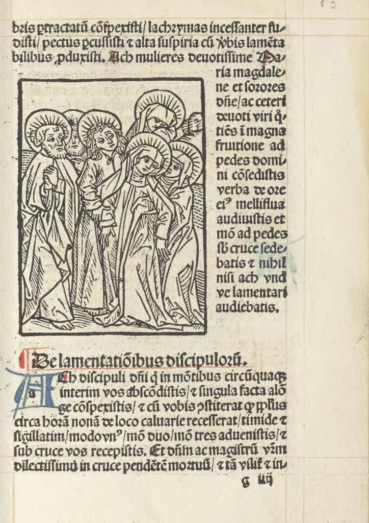 An illustration from Horologium deuotionis circa vitam Christi, 1490, leaf 110