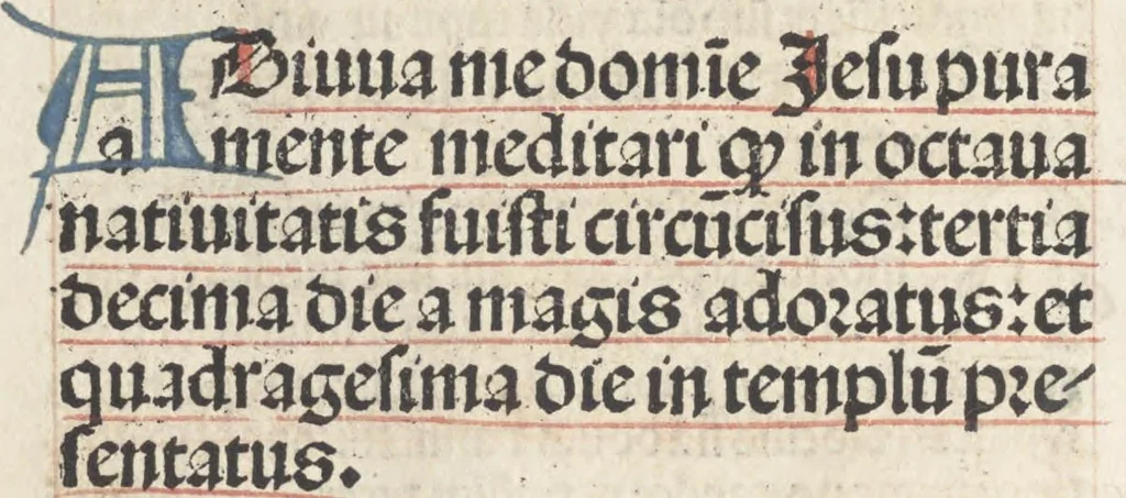 An illustration from Horologium deuotionis circa vitam Christi, 1490, leaf 25