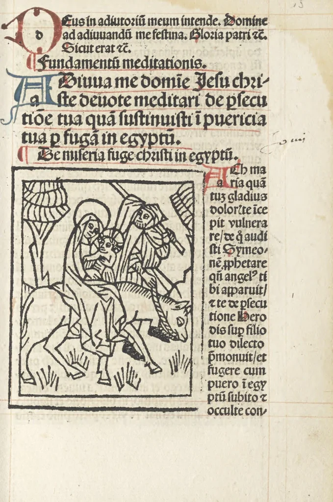 An illustration from Horologium deuotionis circa vitam Christi, 1490, leaf 32