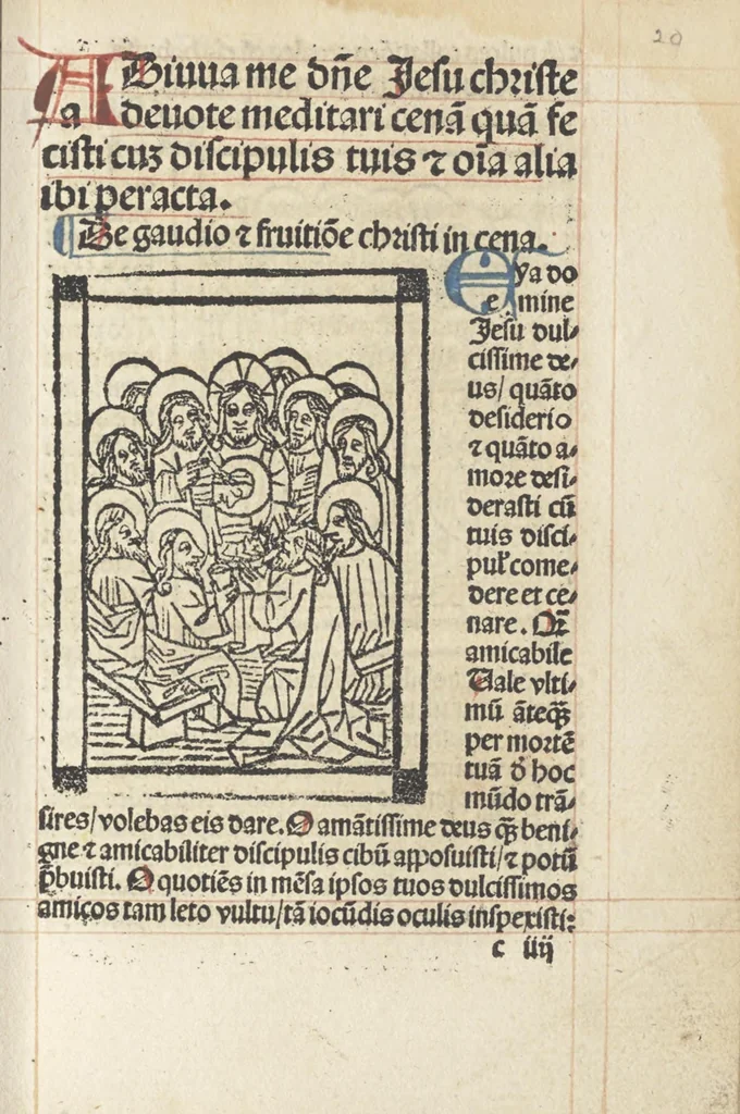 An illustration from Horologium deuotionis circa vitam Christi, 1490, leaf 46