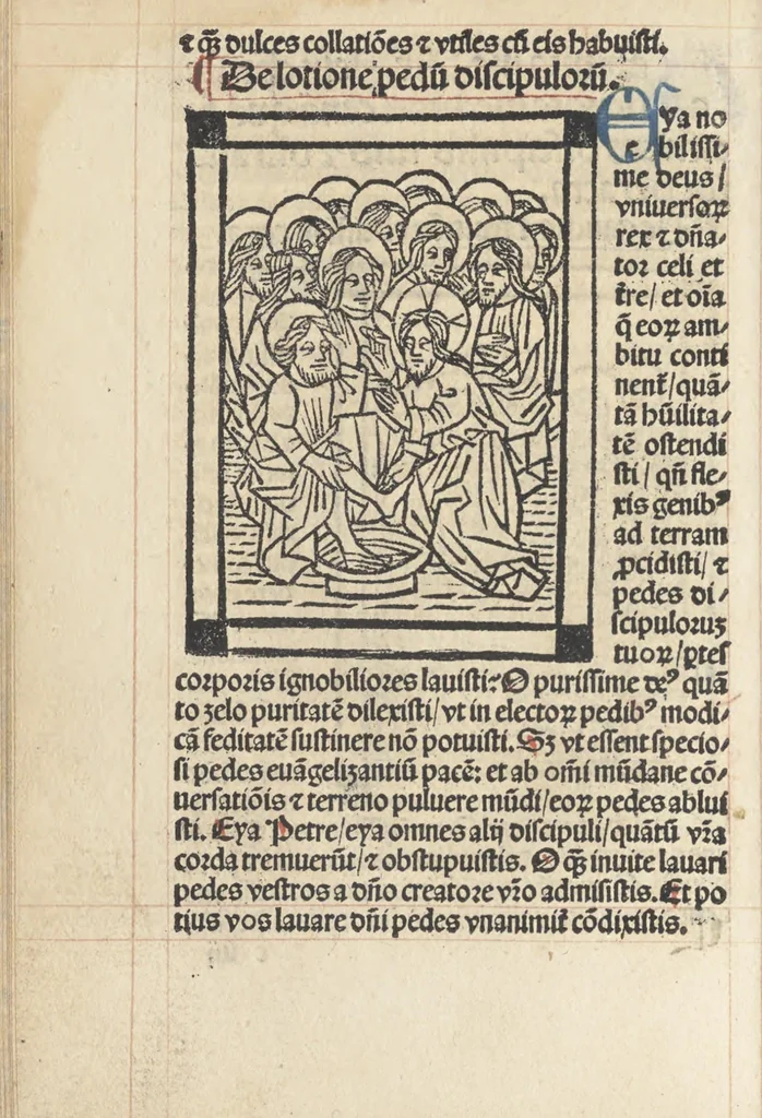 An illustration from Horologium deuotionis circa vitam Christi, 1490, leaf 47