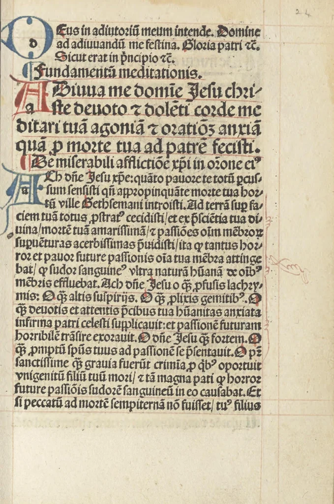 An illustration from Horologium deuotionis circa vitam Christi, 1490, leaf 54