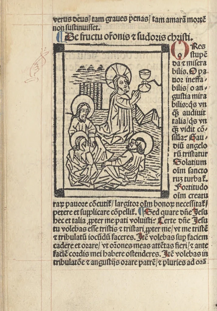 An illustration from Horologium deuotionis circa vitam Christi, 1490, leaf 55