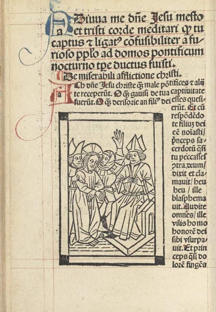 An illustration from Horologium deuotionis circa vitam Christi, 1490, leaf 63
