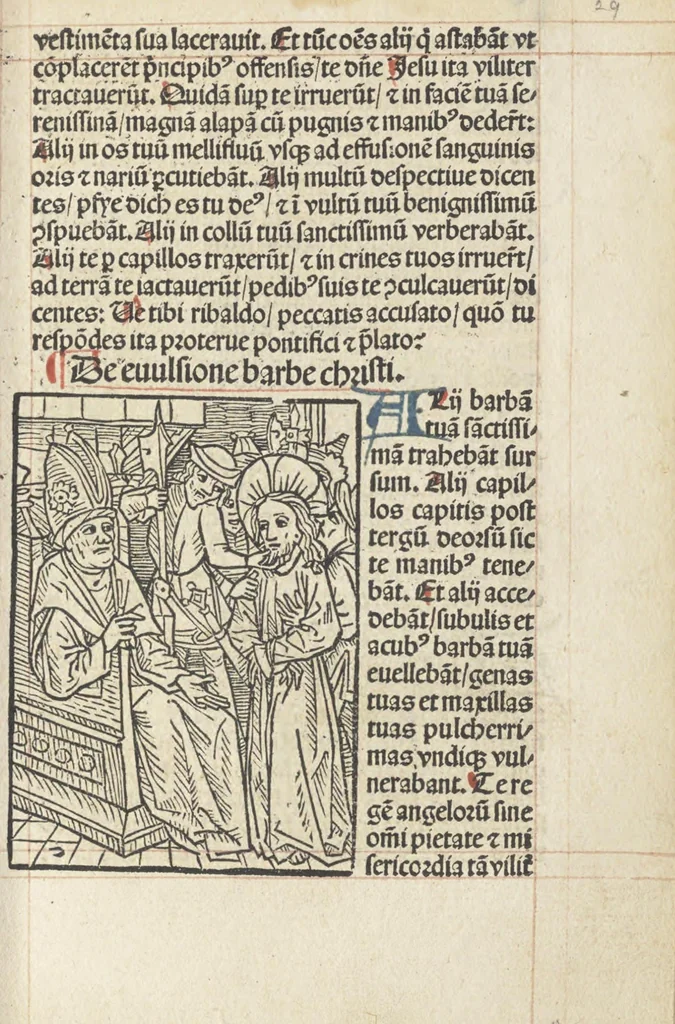 An illustration from Horologium deuotionis circa vitam Christi, 1490, leaf 64