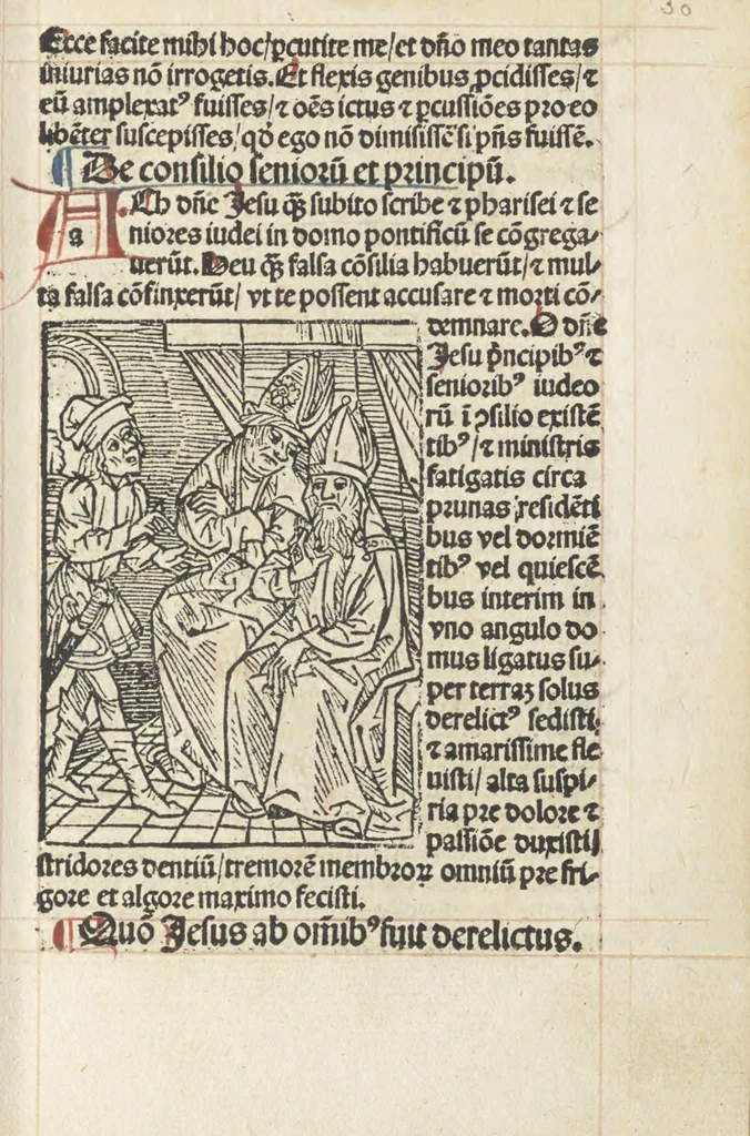 An illustration from Horologium deuotionis circa vitam Christi, 1490, leaf 66