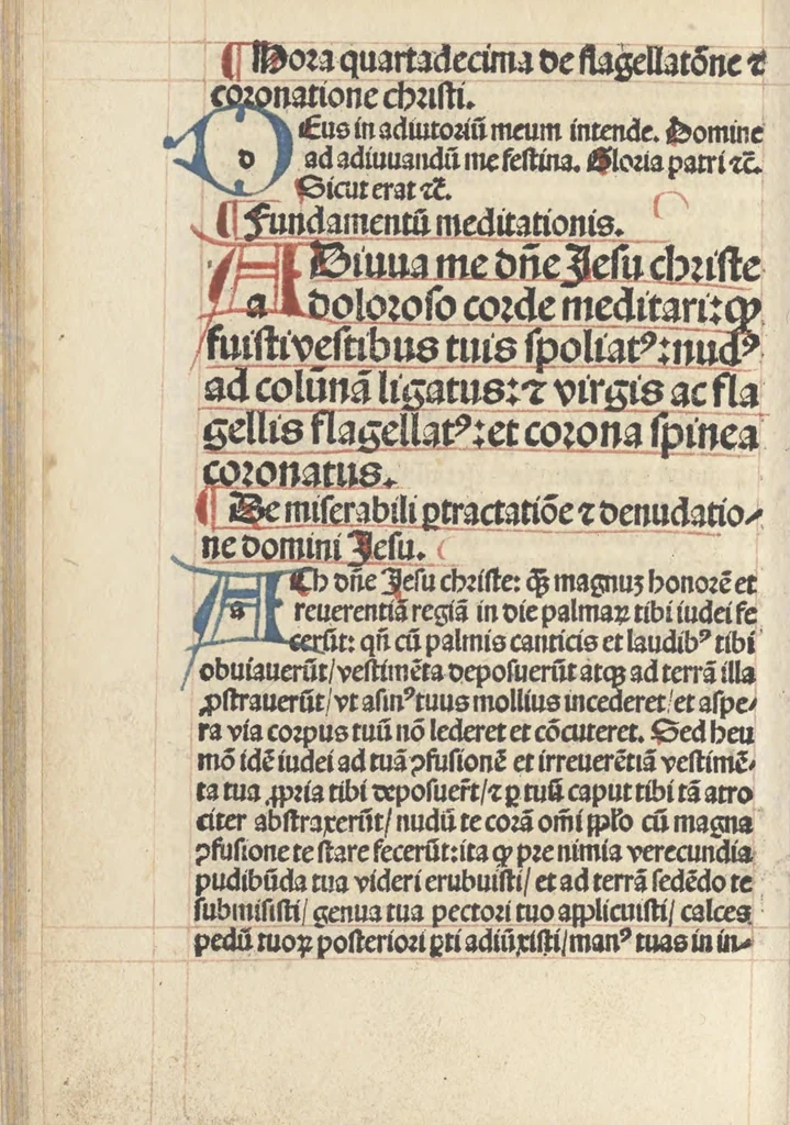 An illustration from Horologium deuotionis circa vitam Christi, 1490, leaf 79