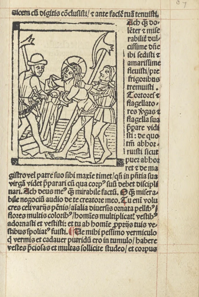 An illustration from Horologium deuotionis circa vitam Christi, 1490, leaf 80