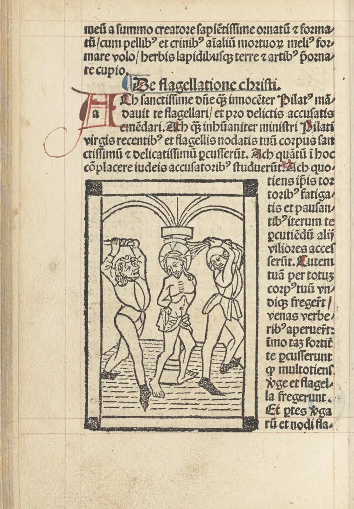 An illustration from Horologium deuotionis circa vitam Christi, 1490, leaf 81