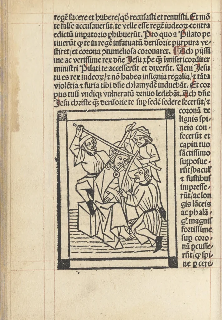 An illustration from Horologium deuotionis circa vitam Christi, 1490, leaf 83