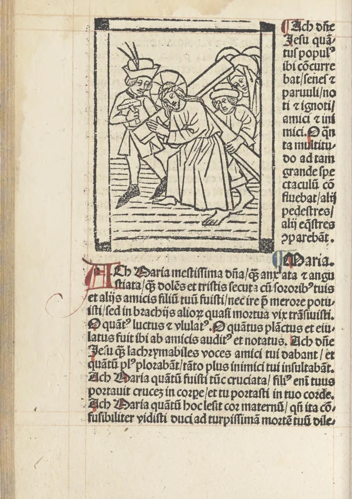 An illustration from Horologium deuotionis circa vitam Christi, 1490, leaf 89
