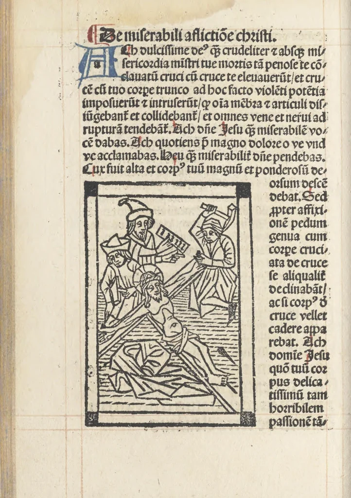 An illustration from Horologium deuotionis circa vitam Christi, 1490, leaf 97