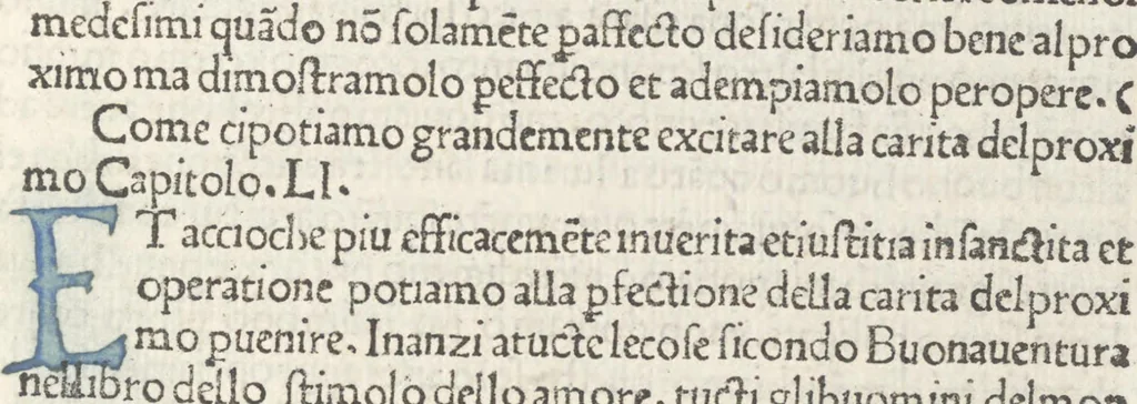 An illustration from Monte santo di Dio, 1477, leaf 120