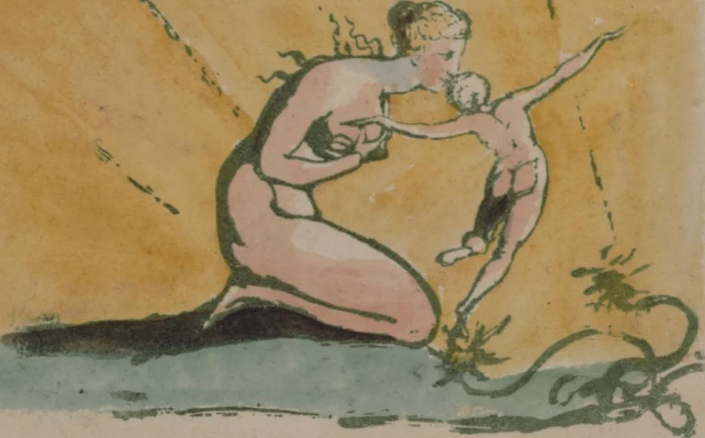 An illustration from Visions of the daughters of Albion : the eye sees more than the heart knows, 1810, leaf 3