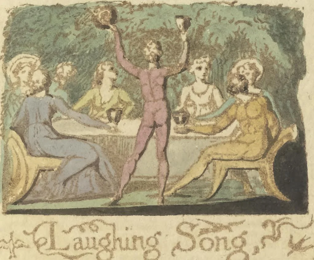 An illustration from Songs of innocence, 1789, leaf 24