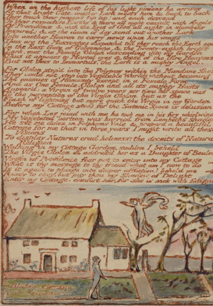 An illustration from Milton, a poem in 12 [i.e. 2] books, 1815, leaf 40